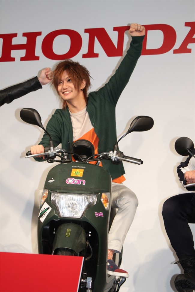 Honda「二輪車新TVCM発表会」出席