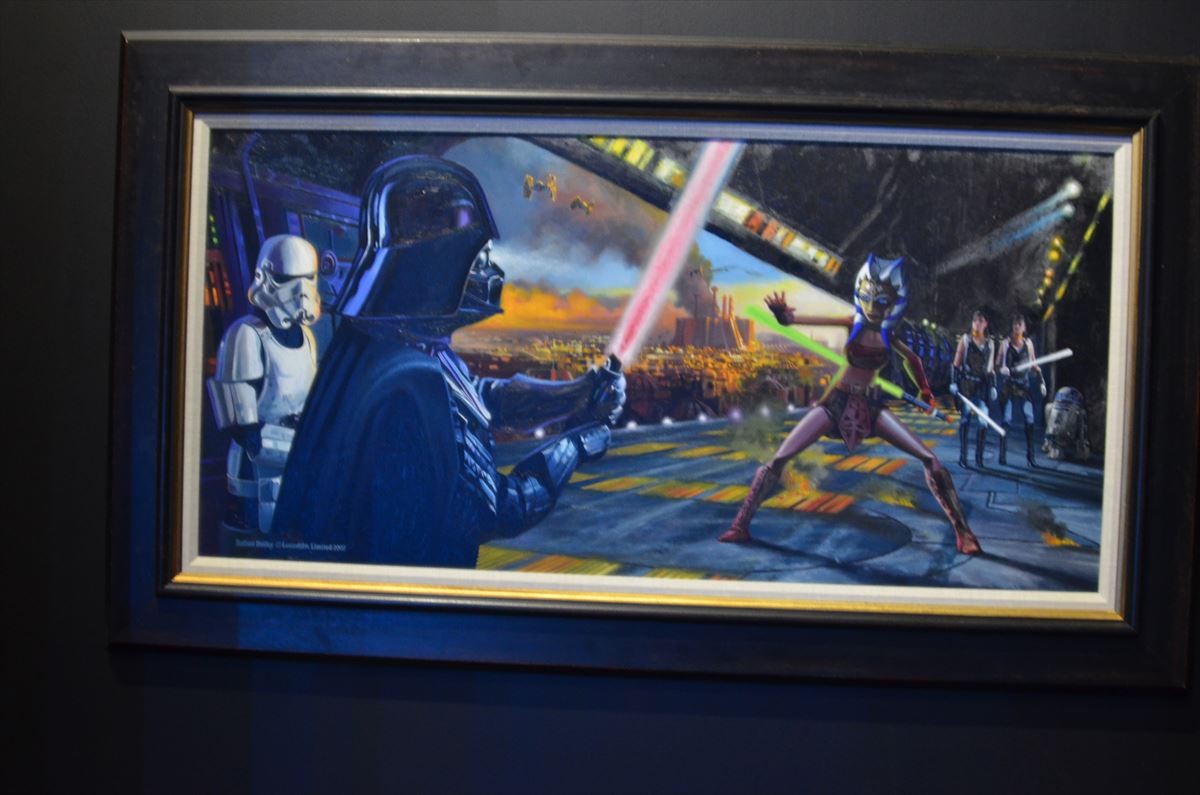 ＜フォト特集＞「スター・ウォーズ展」アート作品から衣装展示、ダース・ベイダーまで