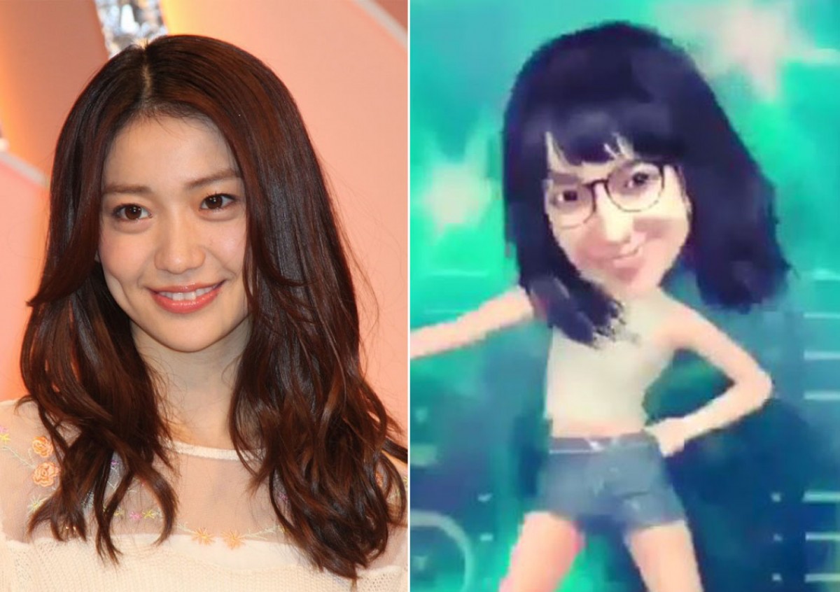 大島優子、そっくりなアバターが踊るアニメーションを公開(※「大島優子」インスタグラムのスクリーンショット)