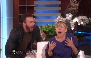 クリス・エヴァンスがスカーレット・ヨハンソンに公開いたずら