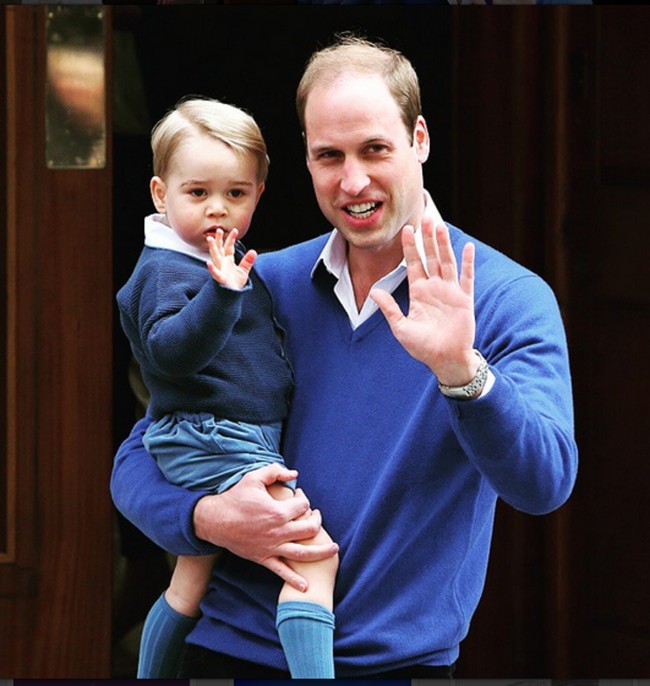 ウィリアム王子、ジョージ王子、20150502