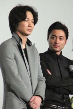 綾野剛、山田孝之、『新宿スワン』ジャパンプレミアにて