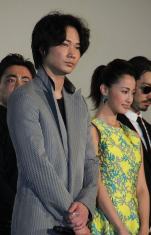 綾野剛、沢尻エリカ、『新宿スワン』ジャパンプレミアにて