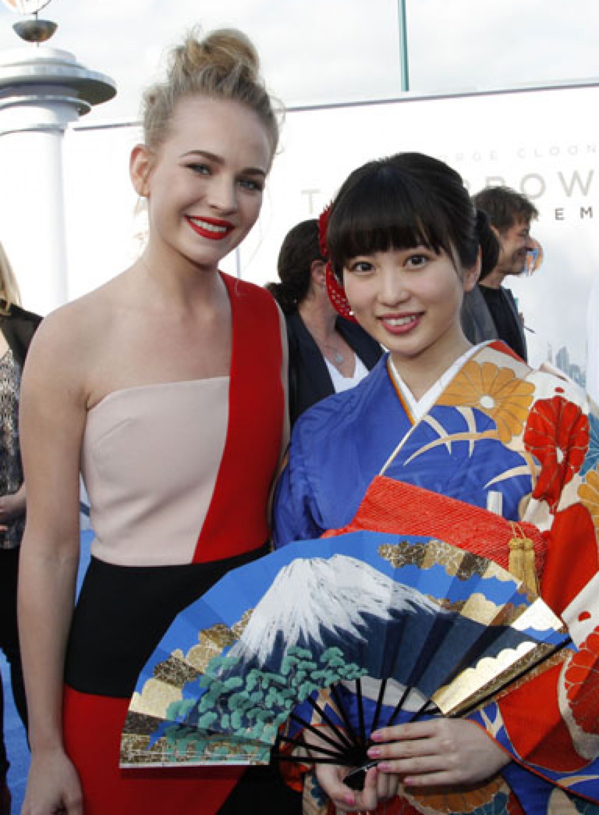 志田未来、ジョージ・クルーニーと初対面　着物姿に「ビューティフル！」