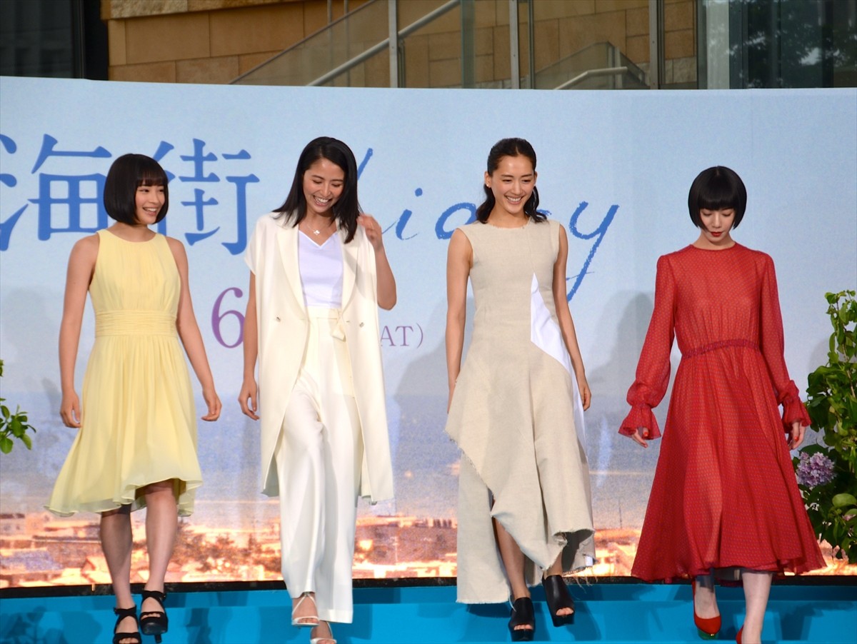 綾瀬はるか・長澤まさみ・夏帆・広瀬すず、『海街』4姉妹揃ってカンヌ映画祭へ！