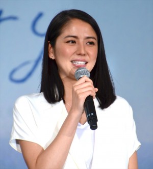 『海街diary』完成披露イベントに出席した長澤まさみ