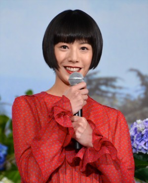 『海街diary』完成披露イベントに出席した夏帆