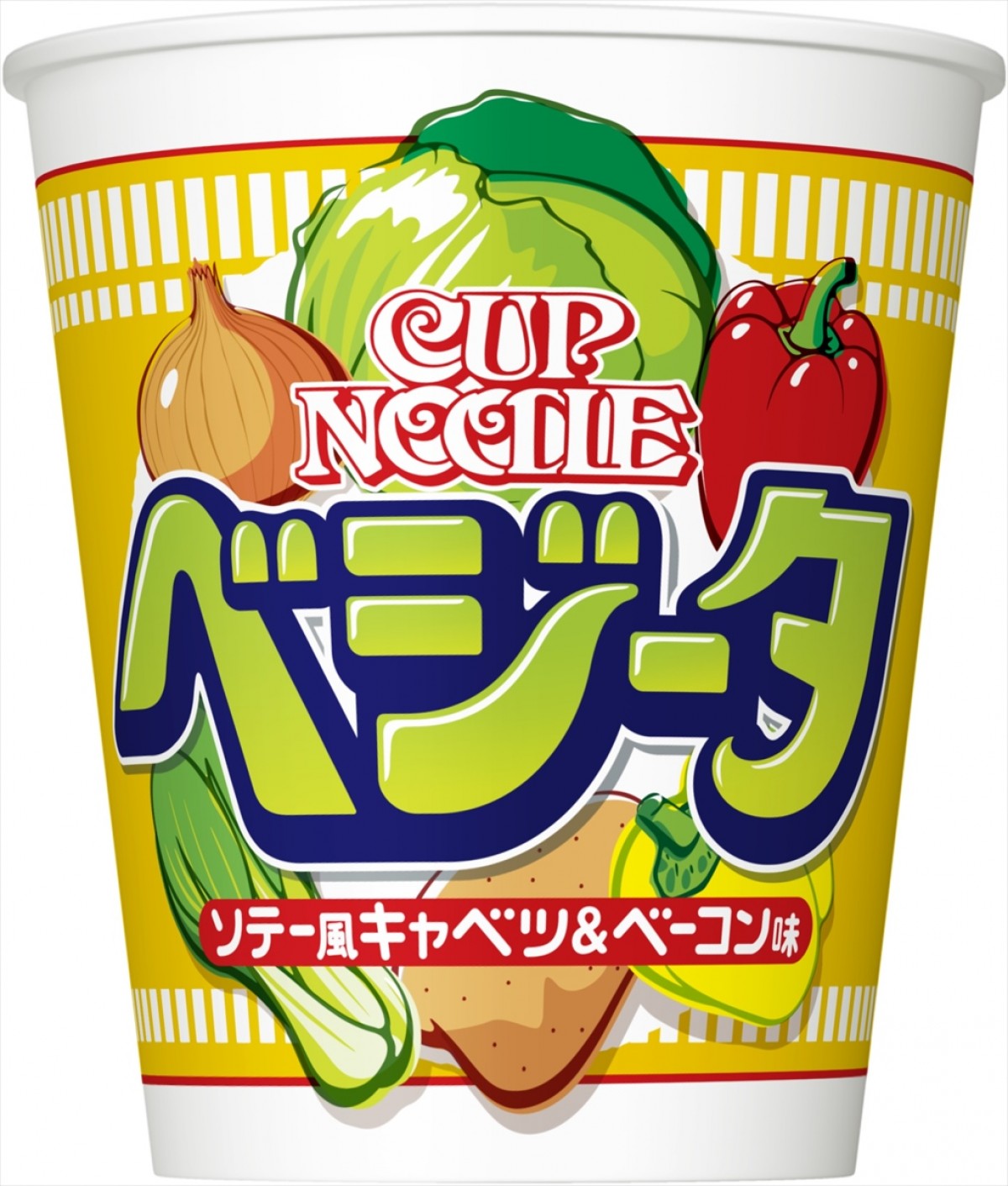 「カップヌードルベジータ キャベツ&ベーコン」 5月25日発売