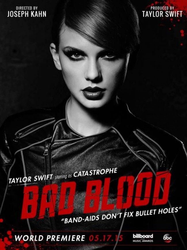 テイラー・スウィフトの新シングルのMV『バッド・ブラッド／BAD BLOOD』のビジュアル