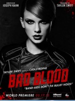 テイラー・スウィフト『Bad Blood』MV解禁先行ポスター