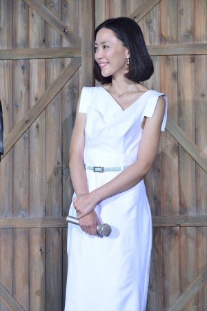 「ジュラシック・ワールド」オープン発表会に出席した木村佳乃