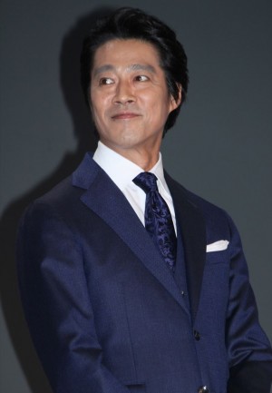 堤真一、「ドコモ  2015夏 新サービス・新商品発表会」にて