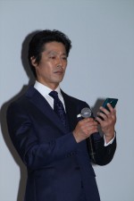 堤真一、「ドコモ  2015夏 新サービス・新商品発表会」にて