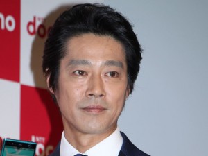 堤真一、「ドコモ  2015夏 新サービス・新商品発表会」にて