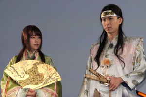 松田翔太、有村架純、au発表会2015 Summerにて