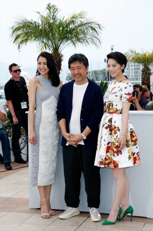 『海街diary』カンヌ映画祭　記者会見の様子