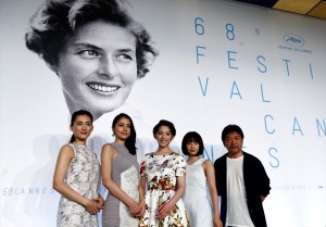 『海街diary』カンヌ映画祭　記者会見の様子