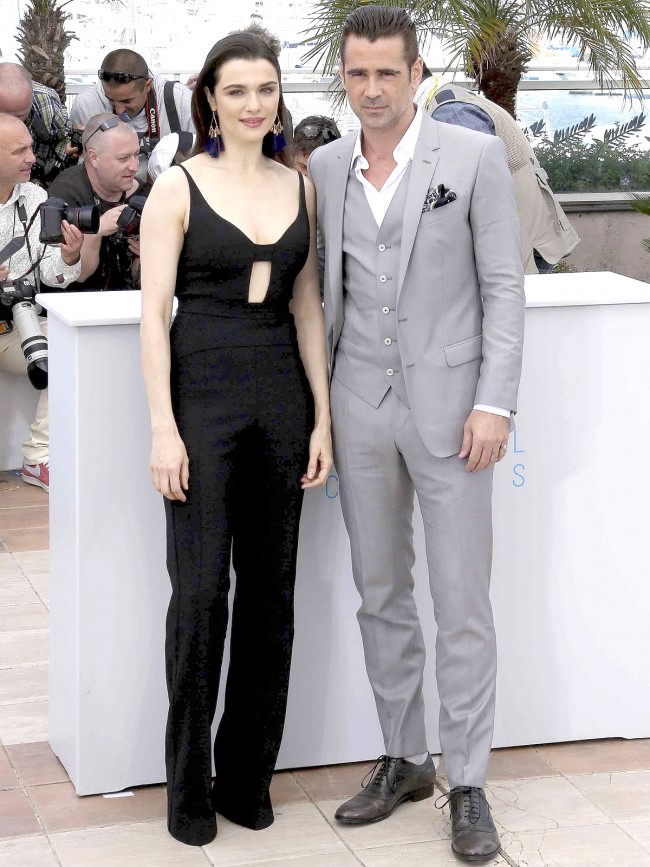 第68回カンヌ国際映画祭　20150515／The 68th Annual Cannes Film Festival／コリン・ファレル　Colin Farrell、レイチェル・ワイズ　Rachel Weisz