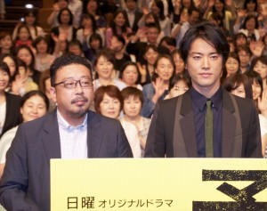連続ドラマW『予告犯‐THE PAIN‐』完成披露試写会に登場した中村義洋監督、桐谷健太
