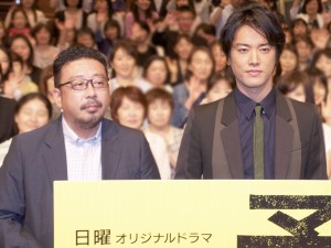 連続ドラマW『予告犯‐THEPAIN‐』完成披露試写会に登場した中村義洋監督、桐谷健太
