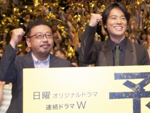 連続ドラマW『予告犯‐THEPAIN‐』完成披露試写会に登場した中村義洋監督、桐谷健太