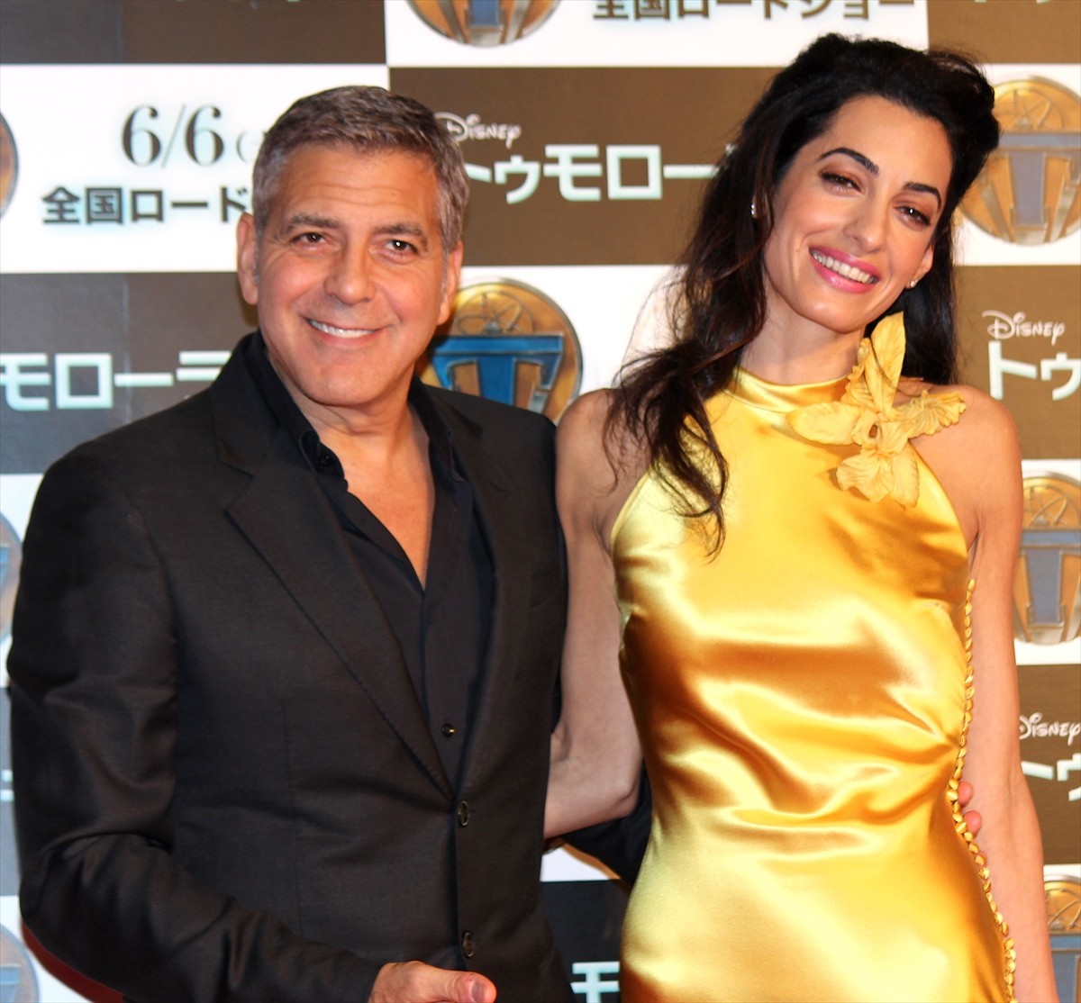 ジョージ・クルーニー、妻と共にジャパンプレミアに登場！1500人のファンを魅了