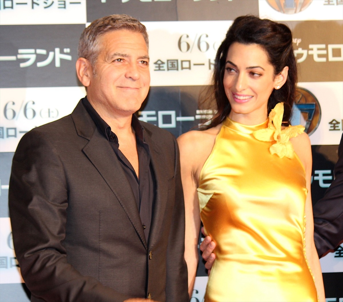 ジョージ・クルーニー、妻と共にジャパンプレミアに登場！1500人のファンを魅了