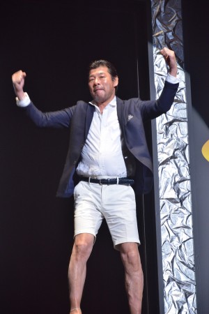 赤井英和、ライザップ ボディメイクグランプリ 2015にて