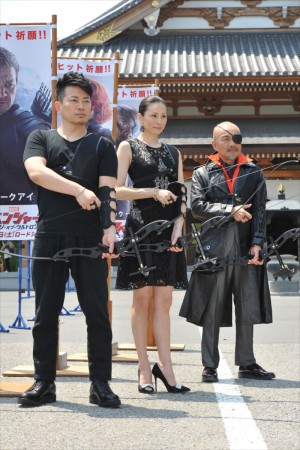 『アベンジャーズ／エイジ・オブ・ウルトロン』大ヒット祈願イベントの様子