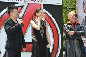 『アベンジャーズ／エイジ・オブ・ウルトロン』大ヒット祈願イベントの様子
