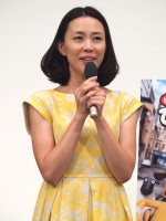 『映画 ひつじのショーン～バック・トゥ・ザ・ホーム～』テレビCM収録会見に登場した木村佳乃