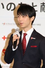 「羽生結弦と共にいのちと献血の大切さを考えるイベント」に出席した羽生結弦選手