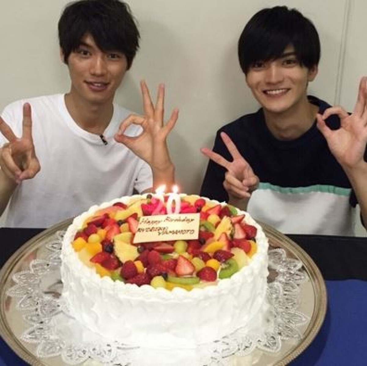 福士蒼汰＆山本涼介のツーショット