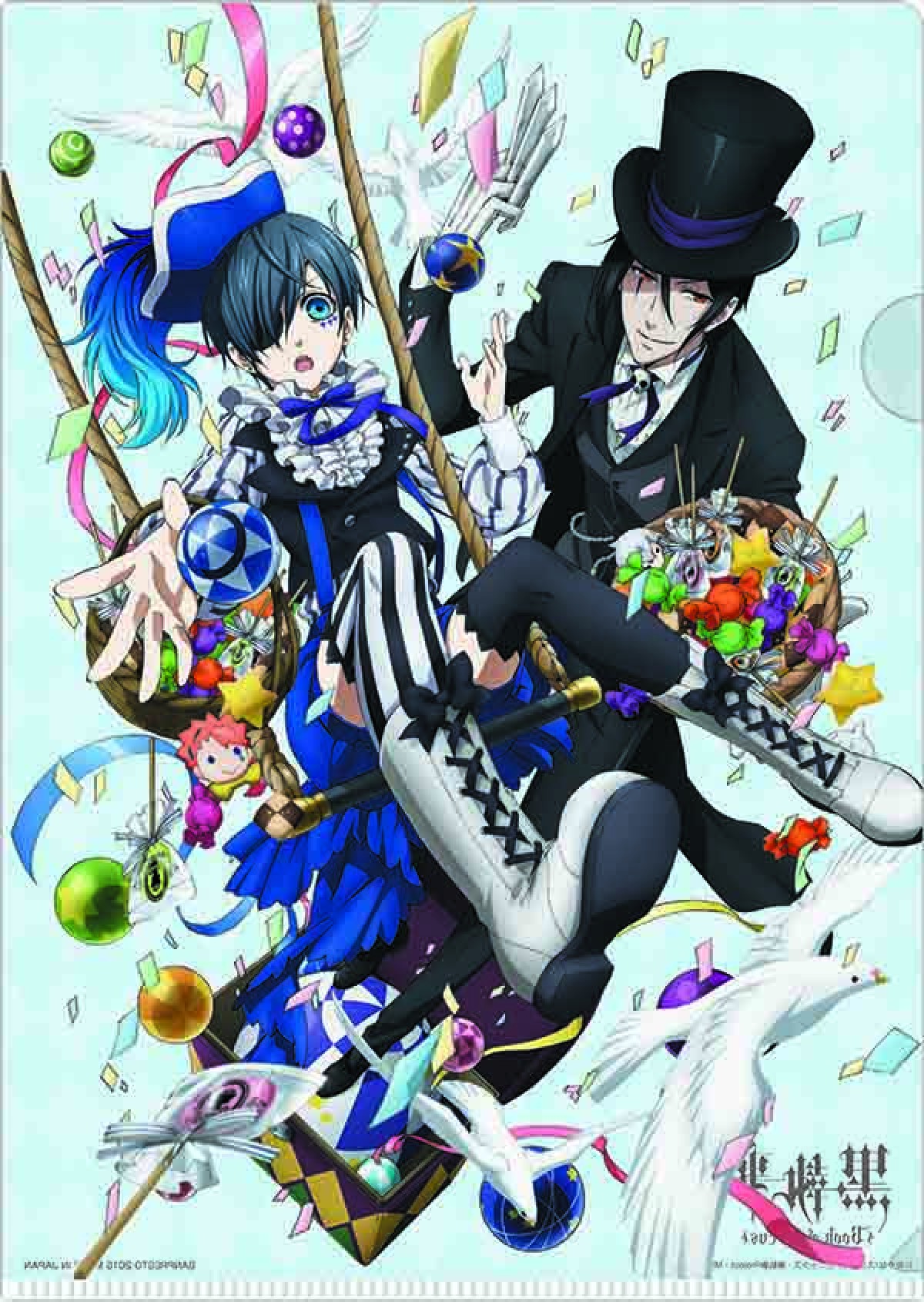 『黒執事 Book of Circus』一番くじに登場　スマイル＆ブラック、初のきゅんキャラ化
