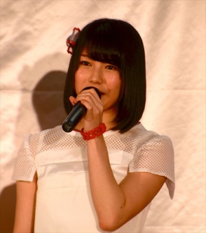 横山由依、「AKB48選抜総選挙ミュージアム」オープニングセレモニーにて