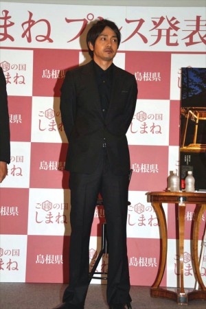 青柳翔、『ご縁の国しまね』プロモーション発表会にて