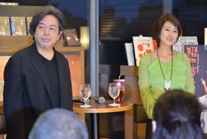 『昭和枯れすすき』発売記念トークショーに出席した樋口尚文、秋吉久美子