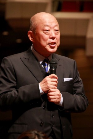 六平直政、『青い種子は太陽のなかにある』製作発表会見にて