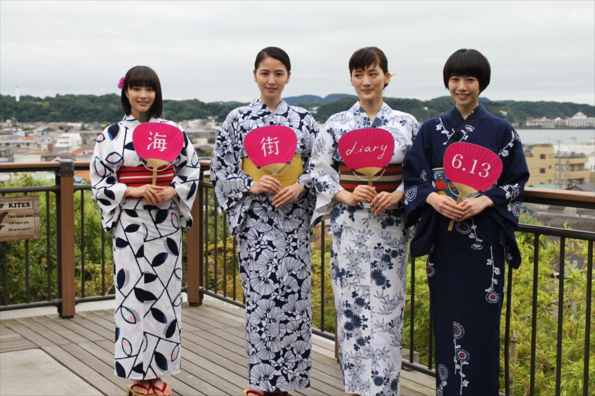 『海街diary』4姉妹、浴衣姿披露！ 長澤まさみ「お祭りに行きたい」