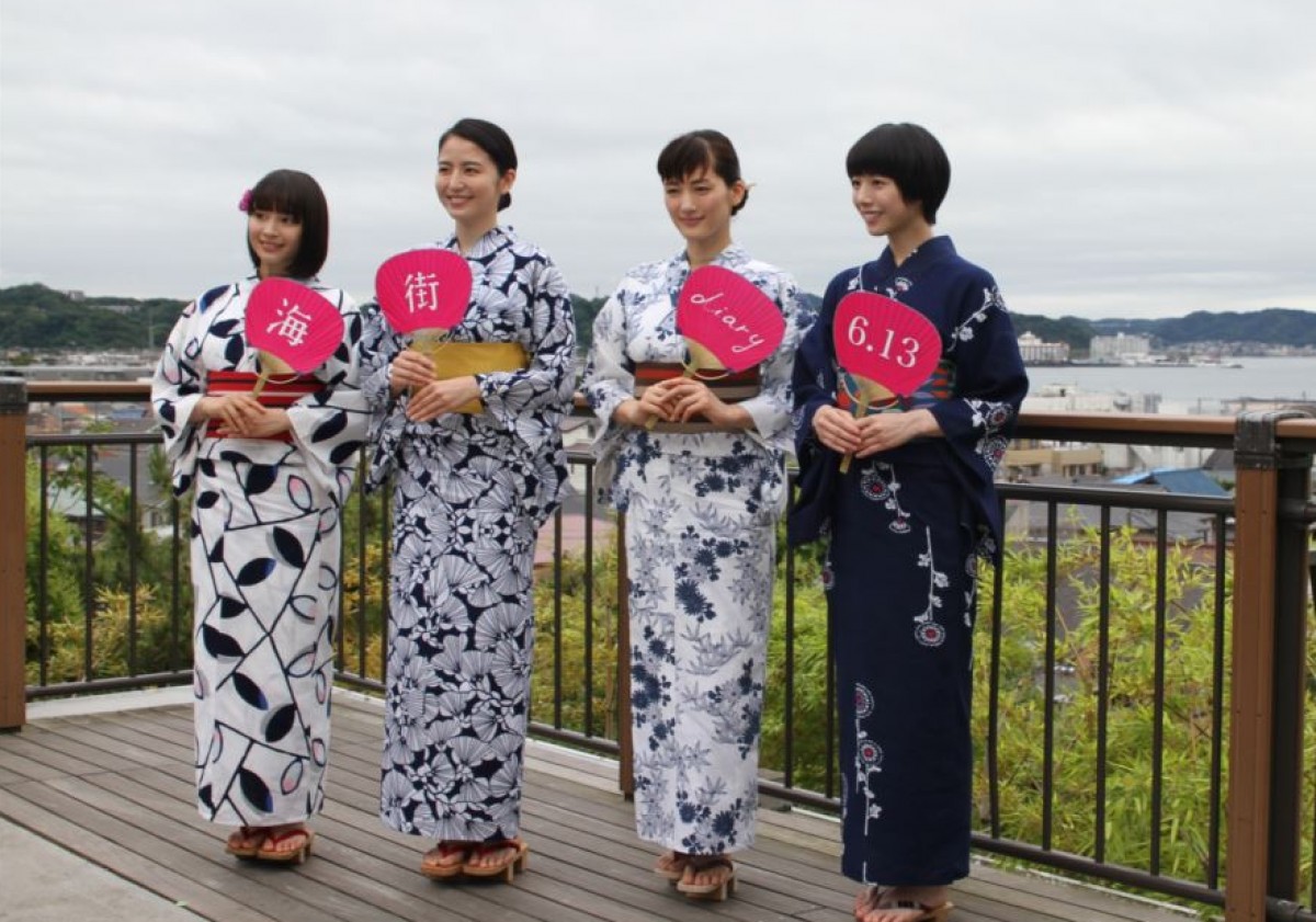 『海街diary』4姉妹、浴衣姿披露！ 長澤まさみ「お祭りに行きたい」