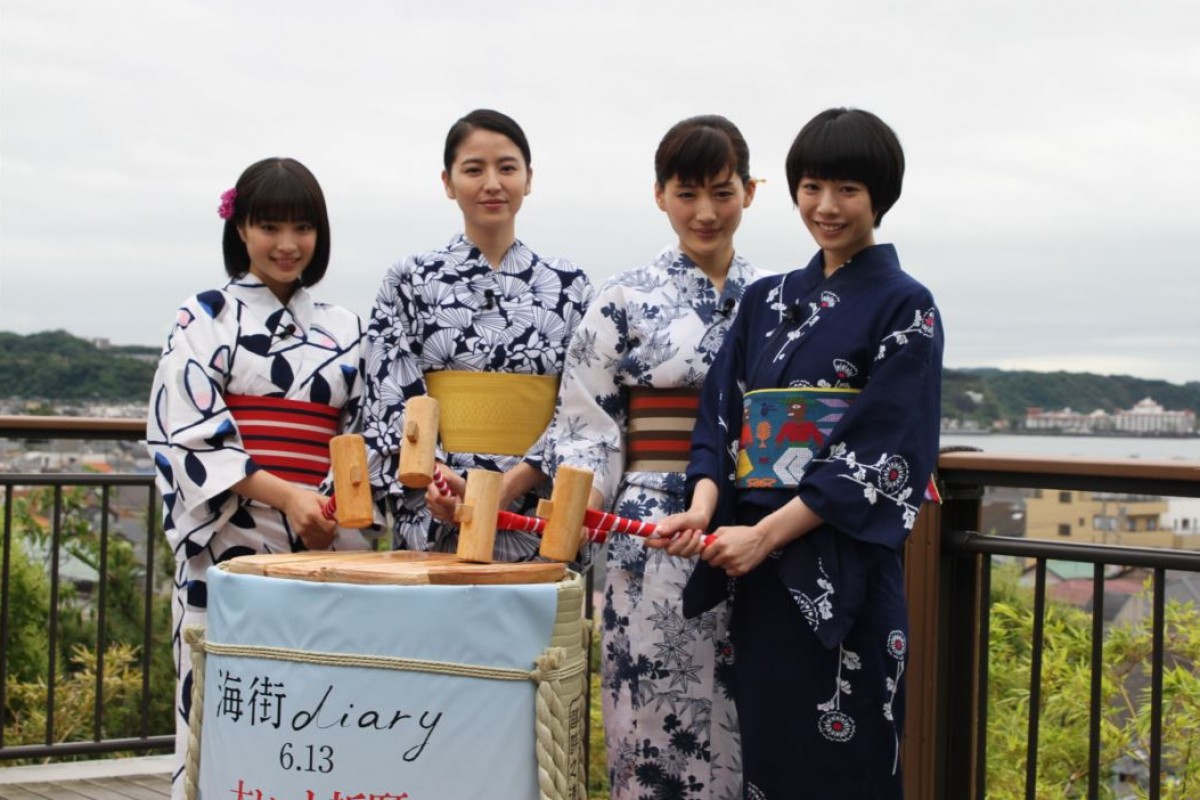 『海街diary』4姉妹、浴衣姿披露！ 長澤まさみ「お祭りに行きたい」