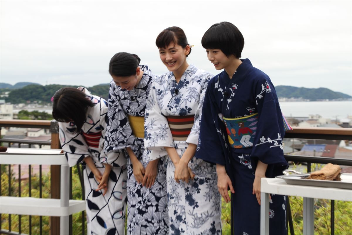 『海街diary』4姉妹、浴衣姿披露！ 長澤まさみ「お祭りに行きたい」