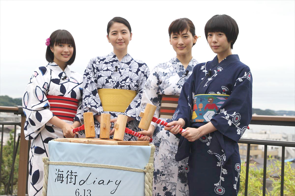 『海街diary』4姉妹、浴衣姿披露！ 長澤まさみ「お祭りに行きたい」
