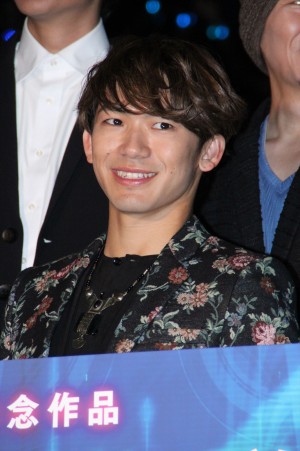 『攻殻機動隊 新劇場版』完成披露上映会・舞台挨拶に登場したNAOTO（EXILE／三代目Ｊ Soul Brothers）