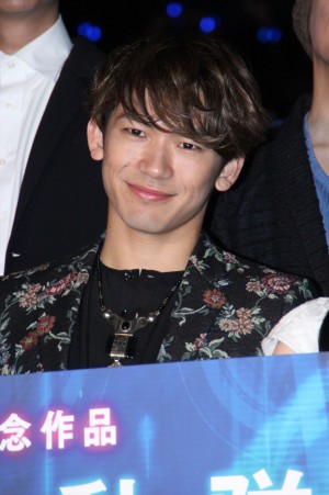 『攻殻機動隊 新劇場版』完成披露上映会・舞台挨拶に登場したNAOTO（EXILE／三代目Ｊ Soul Brothers）