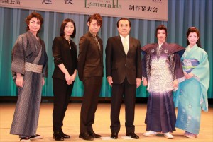 雪組公演『星逢一夜』『La Esmeralda』制作発表会の様子