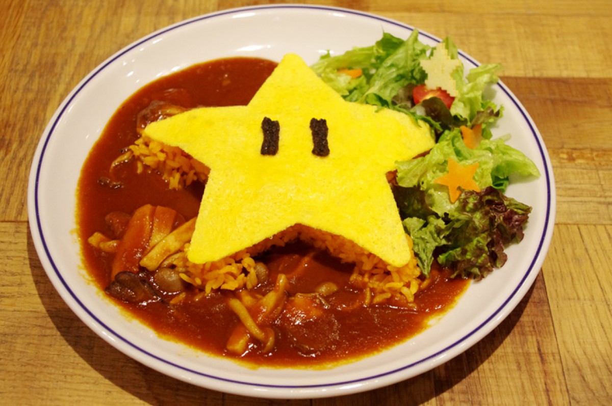 『スーパーマリオブラザーズ』カフェ、タワレコで開催　8bitマリオがラテアートに