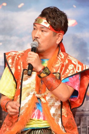 製作発表会見に登場した藤本敏史（FUJIWARA）