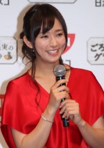 木村文乃、日清シスコ「ごろっとグラノーラ」新CM発表会にて