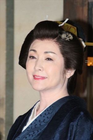 松坂慶子、『花燃ゆ』奥御殿編スタジオ取材会にて
